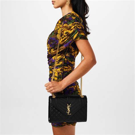 ysl envelope bag flannels|YSL monogram envelope bag.